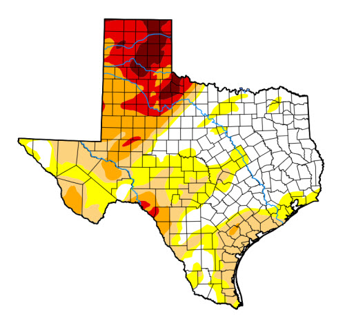USDA Drought Map