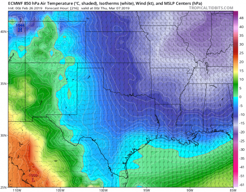 02262019 00Z 216 ecmwf_T850_scus_10.png