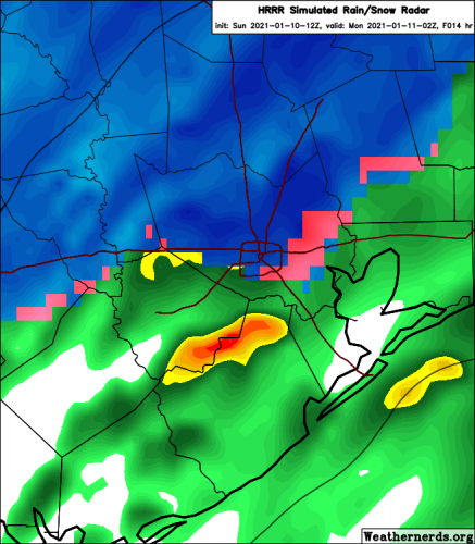 hrrr_2021-01-10-12Z_014_30.766_263.405_28.624_265.651_Rain-Snow_Radar_highways.png