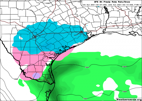 gfs_2021-02-07-00Z_168_32.167_259.2_24.611_268.667_Rain-Snow_Radar_highways.png