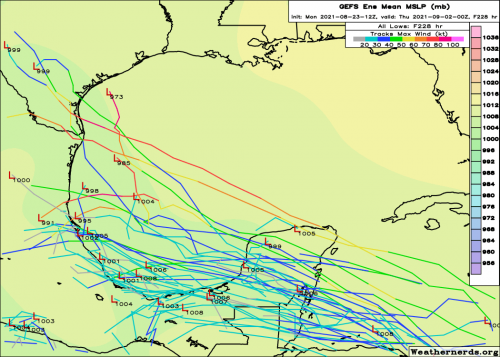 gefs_2021-08-23-12Z_228_32.19_259.402_15.474_279.905_MSLP_Surface_tracks_lows.png