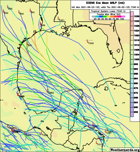 ecens_2021-08-23-12Z_240_34.015_259.314_12.847_282.796_MSLP_Surface_tracks_lows.png