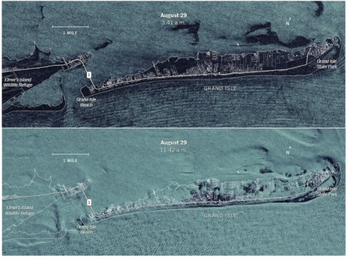 Grand Isle LA Before and After Hurricane Ida 08 30 21.png