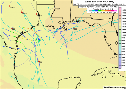 ecens_2021-09-03-00Z_234_33.723_259.84_19.708_280.781_MSLP_Surface_tracks_lows.png