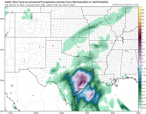 NAM-12km Total Accumulated Precipitation - Init 06z 1.31.2022.png